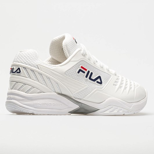 White / White / Fila Navy Orthofeet Fila Axilus 2 Energized Women's Tennis Shoes | CYUAS5974