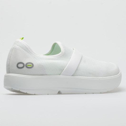 White / White Orthofeet OOFOS OOmg Low Women's Walking Shoes | YFGWH5912