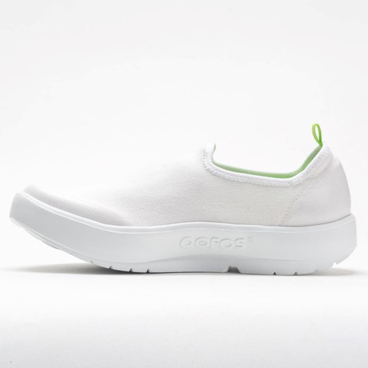 White / White Orthofeet OOFOS OOmg eeZee Women's Walking Shoes | YKXTH8510