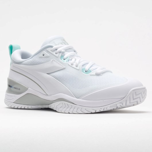 White / White / White Orthofeet Diadora Speed Blushield 5 Club Women's Tennis Shoes | VWSTC8752