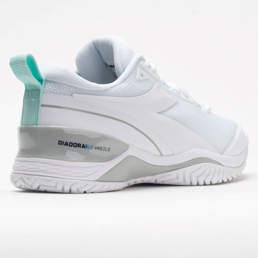 White / White / White Orthofeet Diadora Speed Blushield 5 Club Women's Tennis Shoes | VWSTC8752