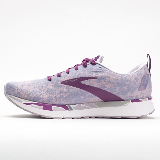 White / Wood Violet / Iris Orthofeet Brooks Revel 4 Abstract Pack Women's Running Shoes | OSQDP4189