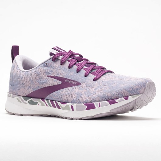 White / Wood Violet / Iris Orthofeet Brooks Revel 4 Abstract Pack Women's Running Shoes | OSQDP4189