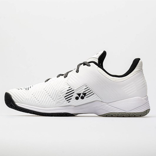 Wide White Orthofeet Yonex Power Cushion Sonicage 2 Men's Tennis Shoes | PGZNJ3410