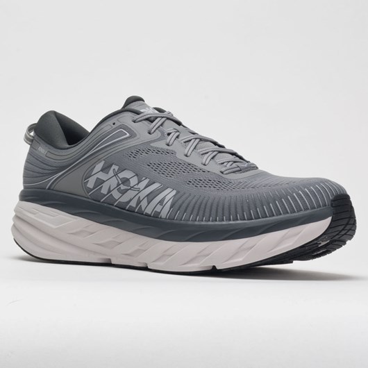 Wild Dove / Dark Shadow Orthofeet Hoka One One Bondi 7 Men's Running Shoes | LKIJA8567