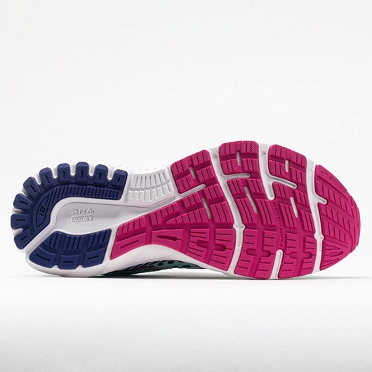 Yucca / Navy Blue / Fuchsia Orthofeet Brooks Adrenaline GTS 21 Women's Running Shoes | QEPDG6790