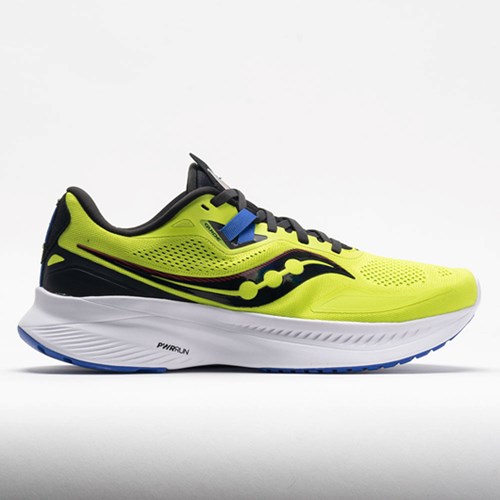 Acid / Blue Raz Orthofeet Saucony Guide 15 Men's Running Shoes | YQBOC3640