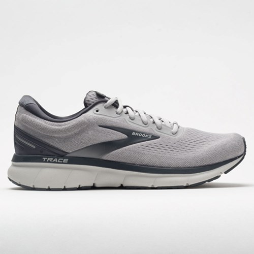 Alloy / Gray / Ebony Orthofeet Brooks Trace Men's Running Shoes | AKTVW8263