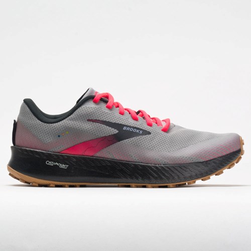 Alloy / Pink / Black Orthofeet Brooks Catamount Women's Trail Running Shoes | BFOJK2051