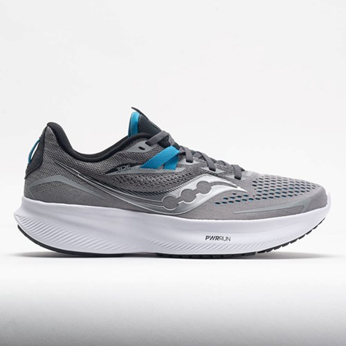 Alloy / Topaz Orthofeet Saucony Ride 15 Men's Running Shoes | JBDCF2963