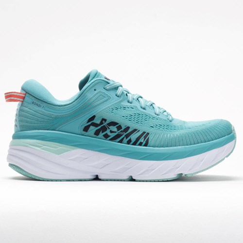 Aquarelle / Eggshell Blue Orthofeet Hoka One One Bondi 7 Women's Running Shoes | LDPXJ5416