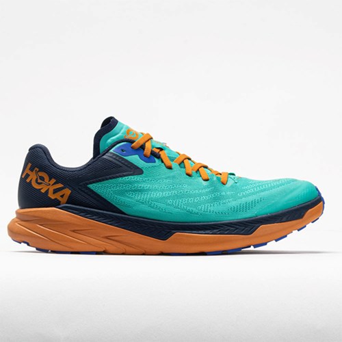 Atlantis / Outer Space Orthofeet Hoka One One Zinal Men's Trail Running Shoes | ABYTM6782