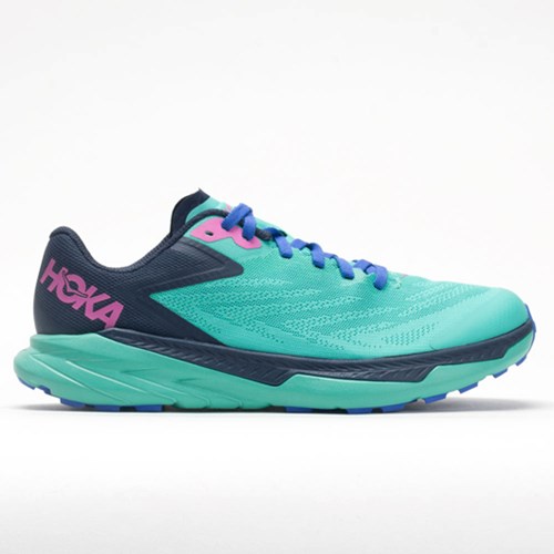 Atlantis / Outer Space Orthofeet Hoka One One Zinal Women's Trail Running Shoes | ZMCQP7620