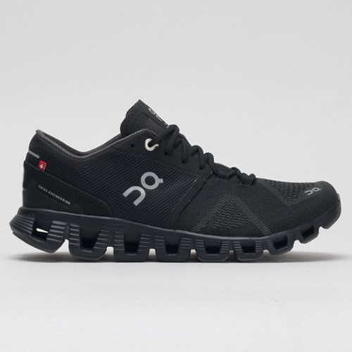 Black / Asphalt Orthofeet On Cloud X Men's Running Shoes | DIEAY1863