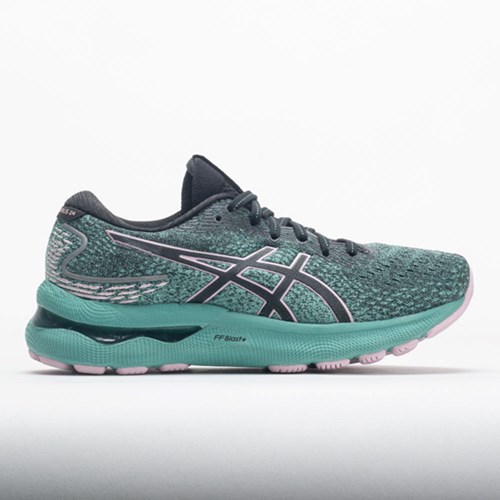 Black / Barely Rose Orthofeet ASICS GEL-Nimbus 24 Women's Running Shoes | OZNKV8065