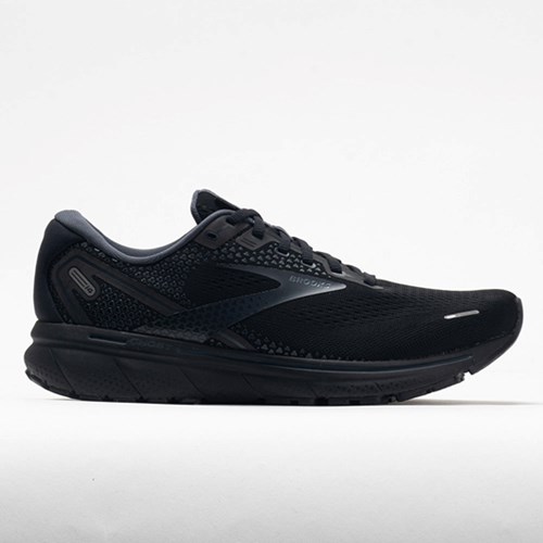 Black / Black / Ebony Orthofeet Brooks Ghost 14 Men's Running Shoes | UPWAK5604