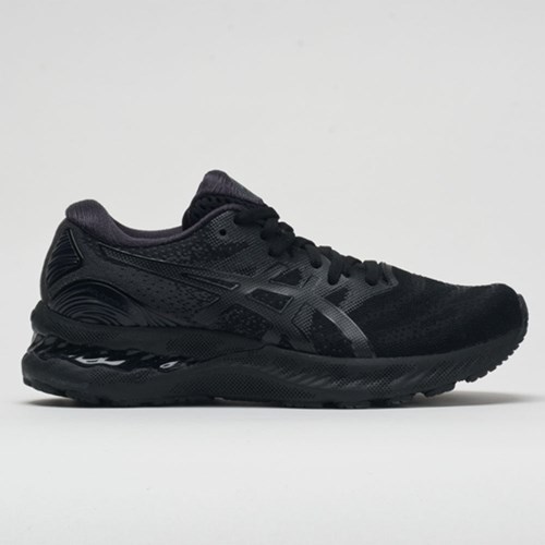 Black / Black Orthofeet ASICS GEL-Nimbus 23 Women's Running Shoes | HRDAM7481