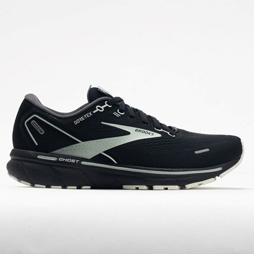 Black / Blackened Pearl / Aquaglass Orthofeet Brooks Ghost 14 GTX Women's Running Shoes | IXEYT5963