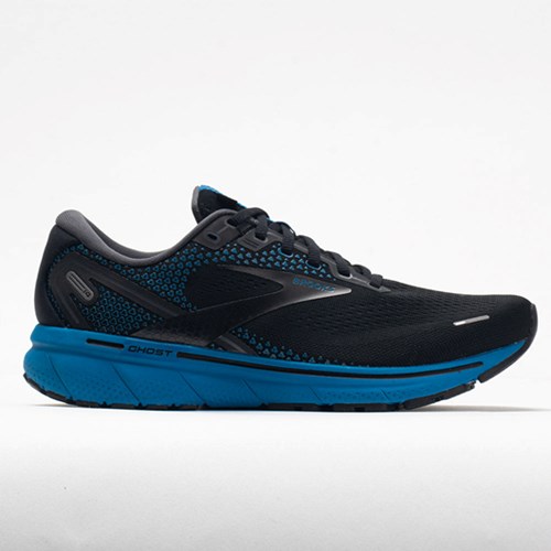 Black / Blackened Pearl / Blue Orthofeet Brooks Ghost 14 Men's Running Shoes | YGCLP1603