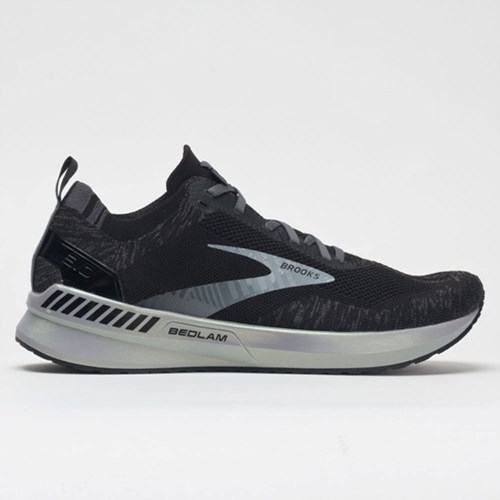 Black / Blackened Pearl / White Orthofeet Brooks Bedlam 3 Men's Running Shoes | VILZW0357