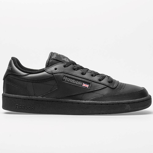 Black / Charcoal Orthofeet Reebok Club C 85 Men's Lifestyle Sneakers | FWVYS9183