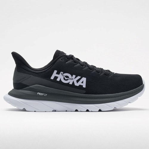 Black / Dark Shadow Orthofeet Hoka One One Mach 4 Men's Running Shoes | RFTDI4781