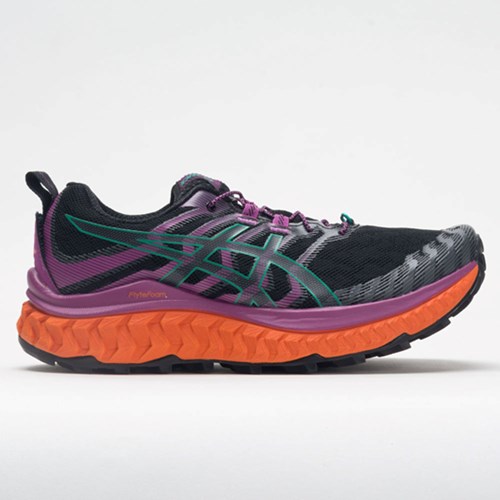 Black / Digital Grape Orthofeet ASICS Trabuco Max Women's Running Shoes | NQIJC5241