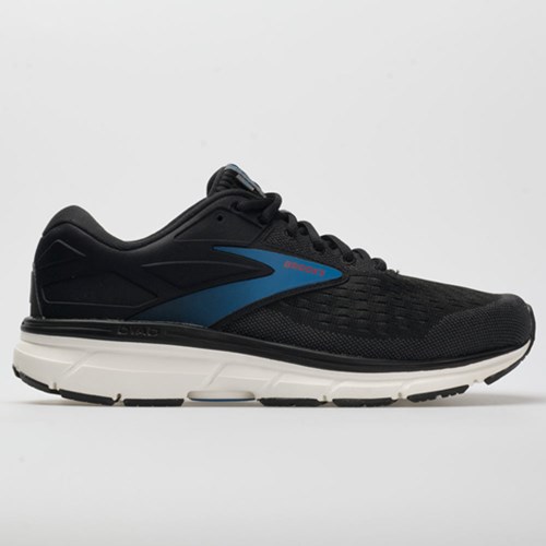 Black / Ebony / Blue Orthofeet Brooks Dyad 11 Men's Running Shoes | HSVZK4078