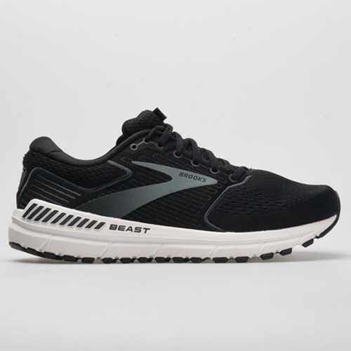 Black / Ebony / Gray Orthofeet Brooks Beast 2020 Men's Running Shoes | HNDZI5746