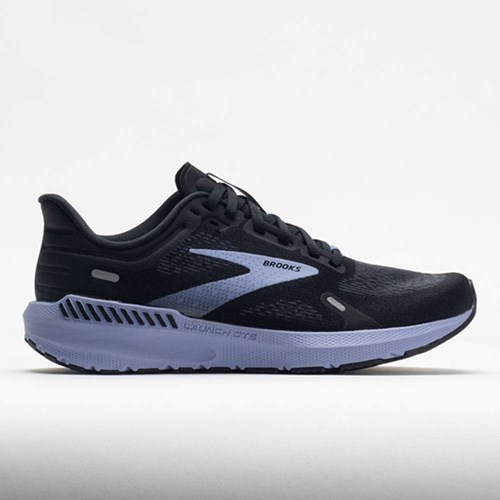 Black / Ebony / Purple Orthofeet Brooks Launch GTS 9 Women's Running Shoes | XKJZH5680