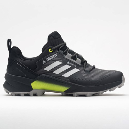 Black / Grey / Solar Yellow Orthofeet adidas Terrex Swift R3 GTX Men's Hiking Shoes | AZHTB8419