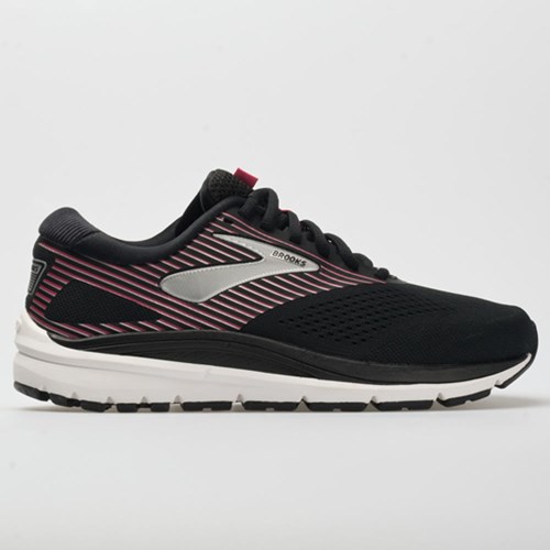 Black / Hot Pink / Silver Orthofeet Brooks Addiction 14 Women's Running Shoes | YZAPJ1347