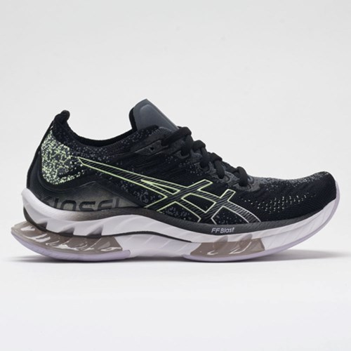 Black / Illuminate Yellow Orthofeet ASICS GEL-Kinsei Blast Women's Running Shoes | EVWRZ9317