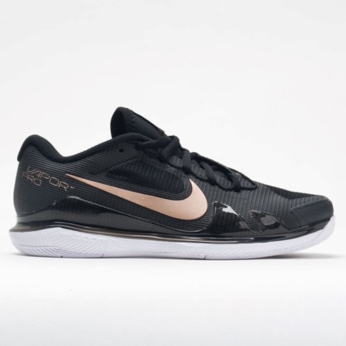 Black / Metallic Red Bronze Orthofeet Nike Air Zoom Vapor Pro Women's Tennis Shoes | TJWVE1049