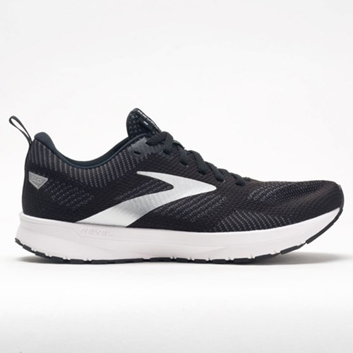 Black / Metallic / White Orthofeet Brooks Revel 5 Women's Running Shoes | YDIFO1064