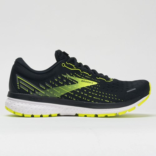 Black / Nightlife / White Orthofeet Brooks Ghost 13 Men's Running Shoes | TDCWE4527