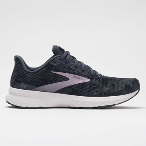 Black / Ombre / Iris Orthofeet Brooks Launch 8 Women's Running Shoes | ADLNE3409