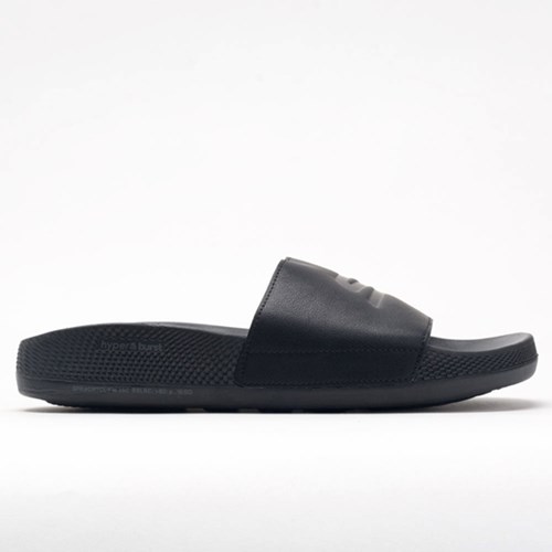 Black Orthofeet Skechers Hyper Slide Men's Slide Sandals | KQTLG0621