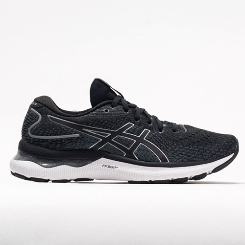 Black / Pure Silver Orthofeet ASICS GEL-Nimbus 24 Women's Running Shoes | UCMKD3217