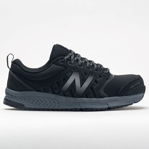 Black / Silver Orthofeet New Balance 412ESD Men's Walking Shoes | MREBT7036