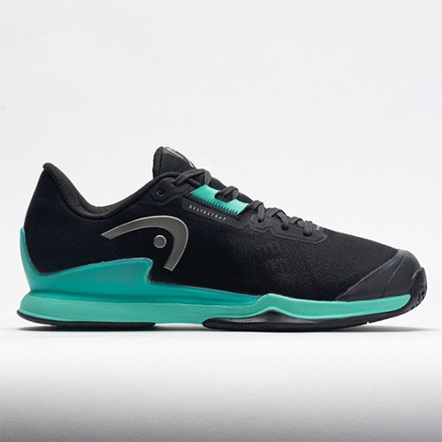 Black / Teal Orthofeet HEAD Sprint Pro 3.5 Men's Tennis Shoes | STYVD0846