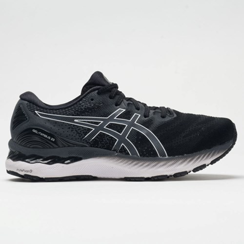 Black / White Orthofeet ASICS GEL-Nimbus 23 Men's Running Shoes | ZHGOM1472