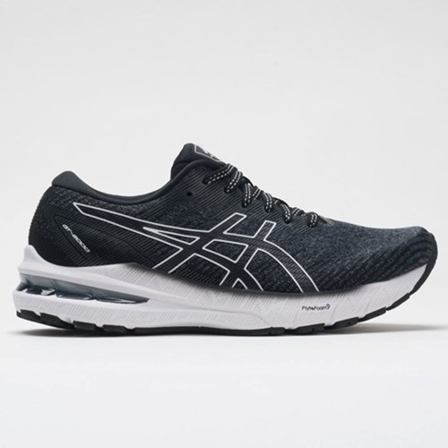 Black / White Orthofeet ASICS GT-2000 10 Women's Running Shoes | AQYEL9742