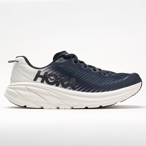 Black / White Orthofeet Hoka One One Rincon 3 Men's Running Shoes | YUHTE2195