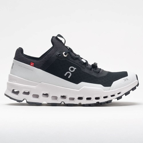 Black / White Orthofeet On Cloudultra Men's Trail Running Shoes | NRIQE9827