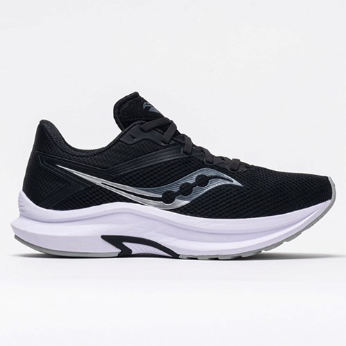 Black / White Orthofeet Saucony Axon Men's Running Shoes | QSMOP2584