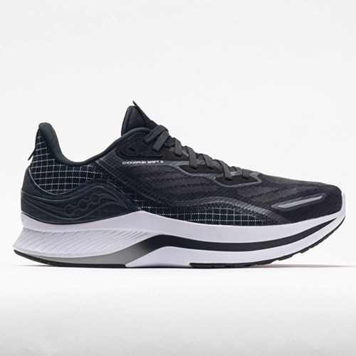 Black / White Orthofeet Saucony Endorphin Shift 2 Men's Running Shoes | STWAH1306