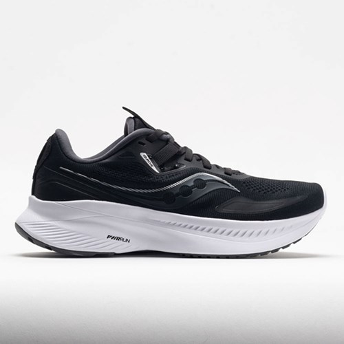 Black / White Orthofeet Saucony Guide 15 Women's Running Shoes | OTEYI3418