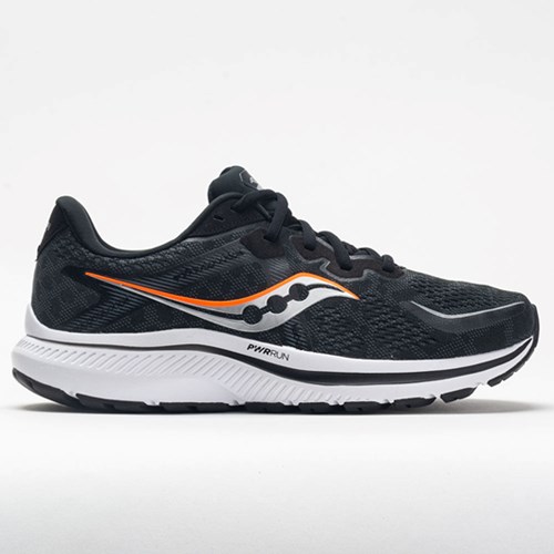 Black / White Orthofeet Saucony Omni 20 Men's Running Shoes | GOCTV7368