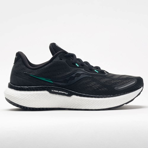 Black / White Orthofeet Saucony Triumph 19 Women's Running Shoes | FWZER9827